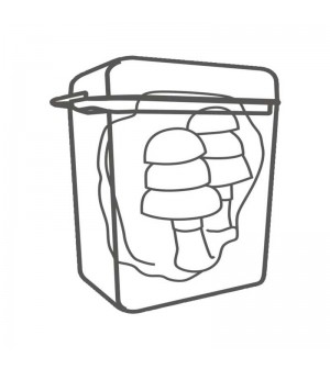 TAPONES REUTILIZABLES CON CORDÓN TEXTIL