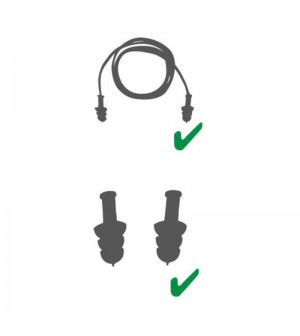 TAPONES REUTILIZABLES CON CORDÓN TEXTIL DE DELTA PLUS