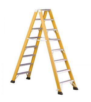 ESCALERA DE FIBRA DE VIDRIO DE DOBLE SUBIDA V6