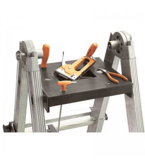 ESCALERA CON PORTAHERRAMIENTAS ESCALERA CON PORTAHERRAMIENTAS