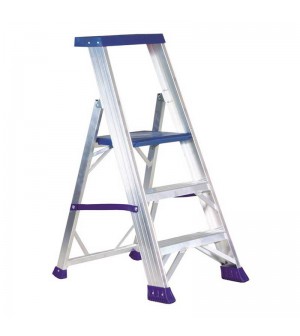 TABURETE DE ALUMINIO CON BANDEJA PORTAHERRAMIENTAS SUPER RHINO