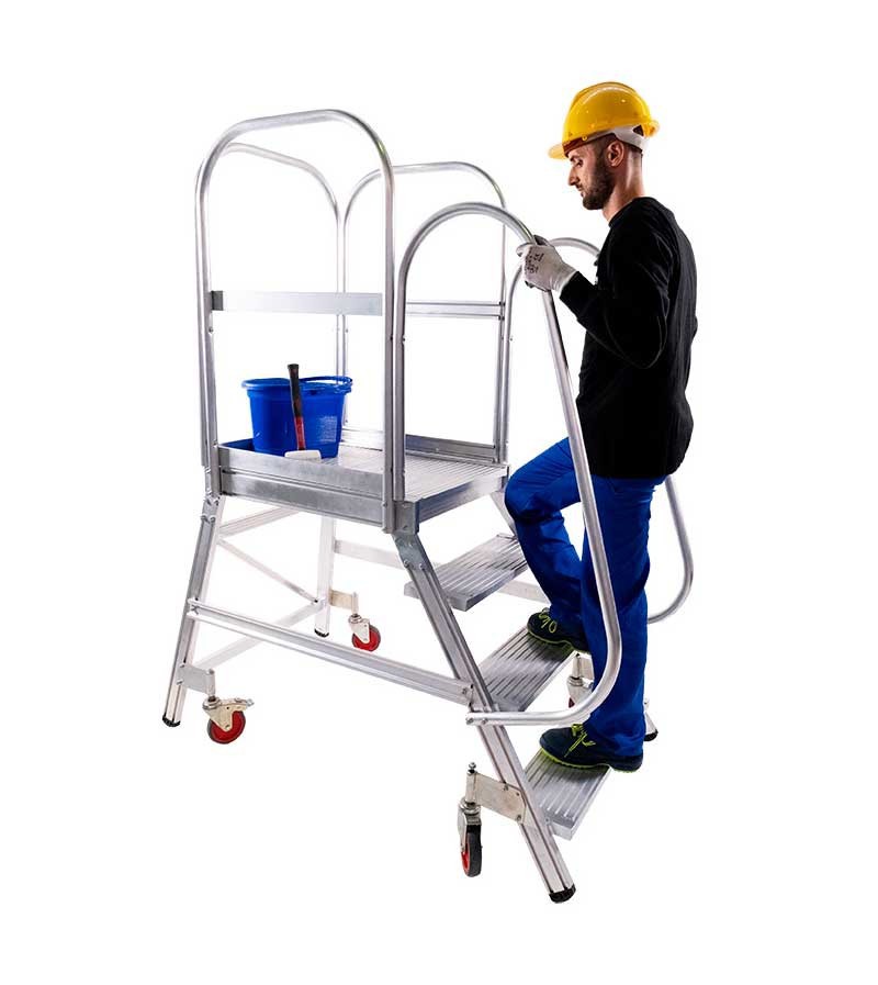 ESCALERA DE CASTILLO MÓVIL DE UNA SUBIDA PALCO