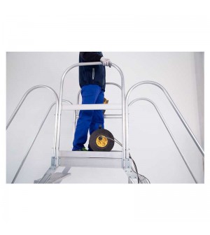 ESCALERA MÓVIL DE DOBLE SUBIDA PUENTE