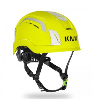 Casco de protección Zenith X Air Hi Viz amarillo. Kask.
