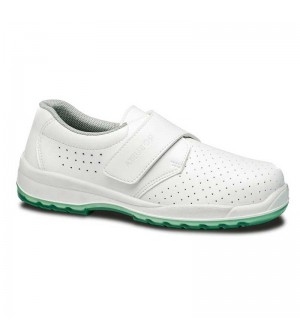 ZAPATO DE TRABAJO MARÍA BLANCO PERFORADO