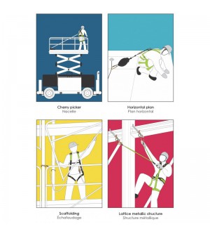 Anticaídas Retráctil cinta FA2050202. KRATOS SAFETY.