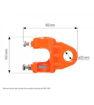 punto de anclaje provisional