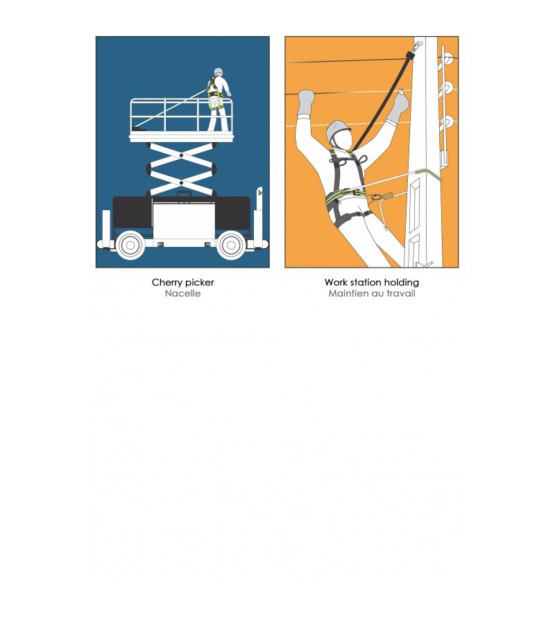 Anticaídas retráctil de cinta Voras FA2030102. KRATOS SAFETY.