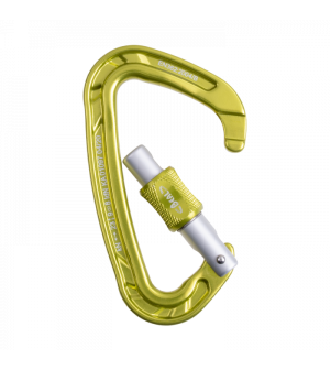 MOSQUETÓN ALUMINIO BLOQUEO Y DESBLOQUEO RÁPIDO BE QUICK VERDE