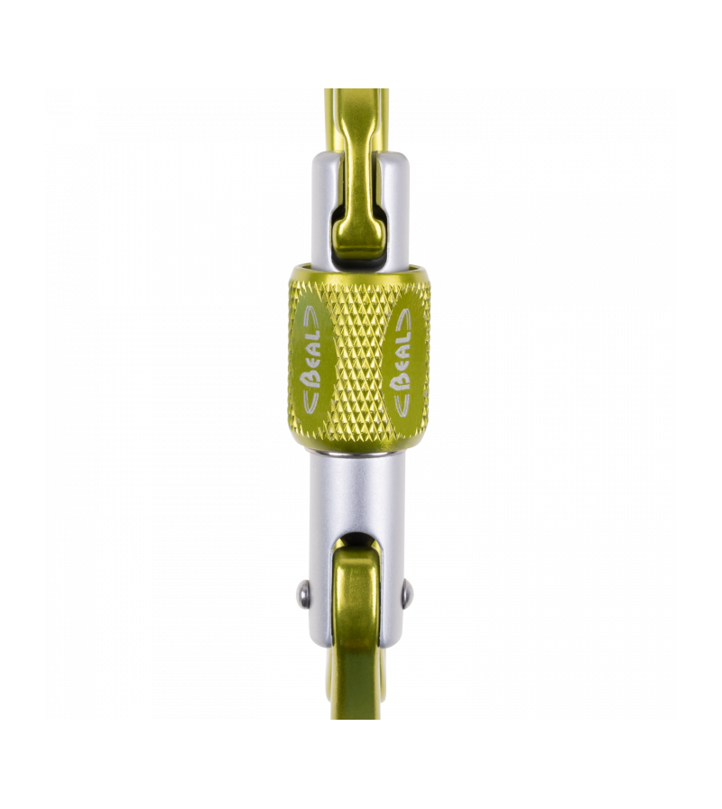 MOSQUETÓN ALUMINO ROSCA BE QUICK VERDE