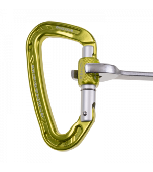 MOSQUETÓN ALUMINIO ROSCA BE QUICK VERDE