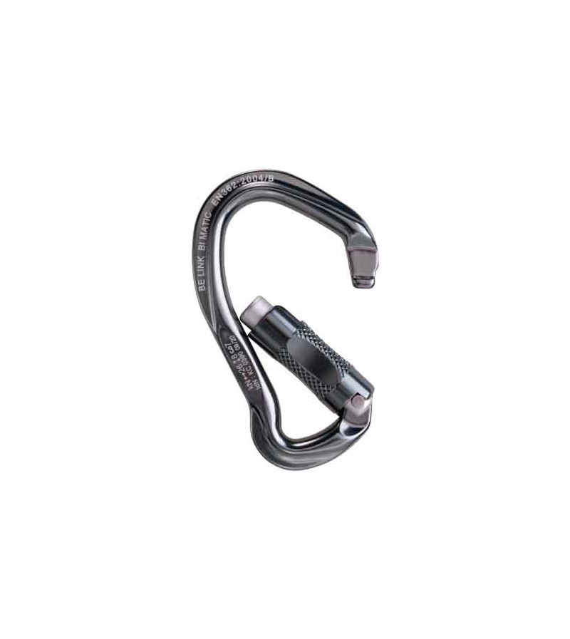 MOSQUETÓN ALUMINIO DOBLE ACCIÓN BE LINK BI MATIC DE BEAL