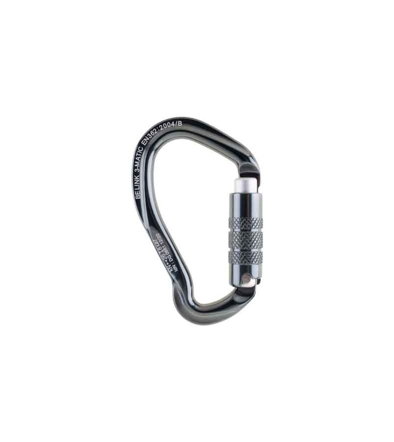 CONECTOR ALUMINIO BE LINK 3-MATIC DE SEGURIDAD HMS DE BEAL