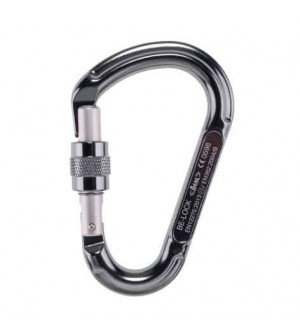 MOSQUETÓN ALUMINIO CIERRE ROSCA BE LOCK DE BEAL