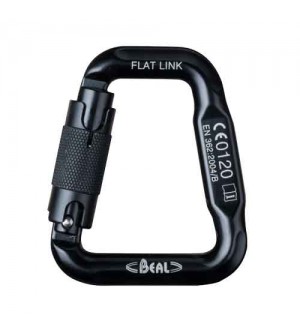 MOSQUETÓN ALUMINIO DOBLE ACCIÓN FLAT LINK BI MATIC