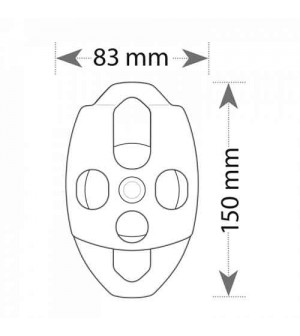 POLEA DOBLE GRANDES DIMENSIONES TRANSF´AIR 2 B DE BEAL