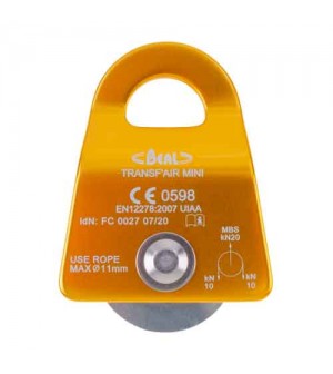 POLEA SIMPLE COMPACTA CON Nº DE SERIE RANSF´AIR MINI DE BEAL