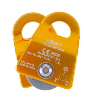 POLEA SIMPLE COMPACTA CON BRIDA MÓVIL TRANSF´AIR MINI DE BEAL