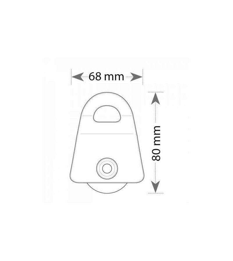 POLEA SIMPLE DE PEQUEÑAS DIMENSIONES Y LIGERA TRANSF´AIR MINI DE BEAL