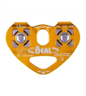 POLEA DOBLE CON Nº DE SERIE TRANSF´AIR TWIN B DE BEAL
