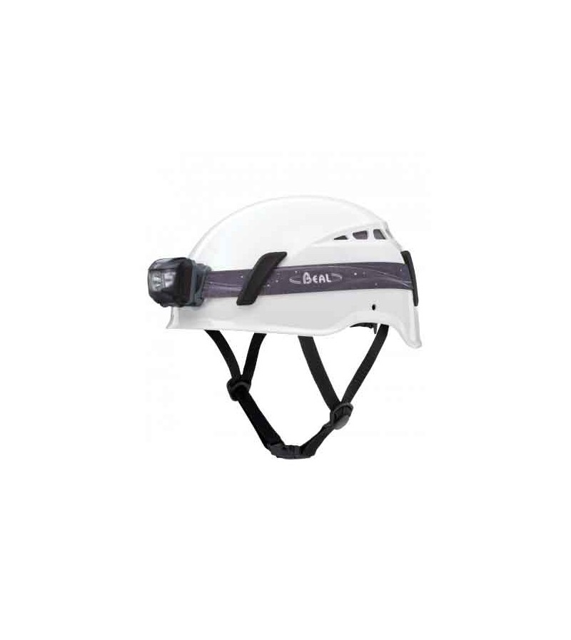 LINTERNA FRONTAL LIGERA PARA CASCOS EN TRABAJOS EN ALTURA DE BEAL