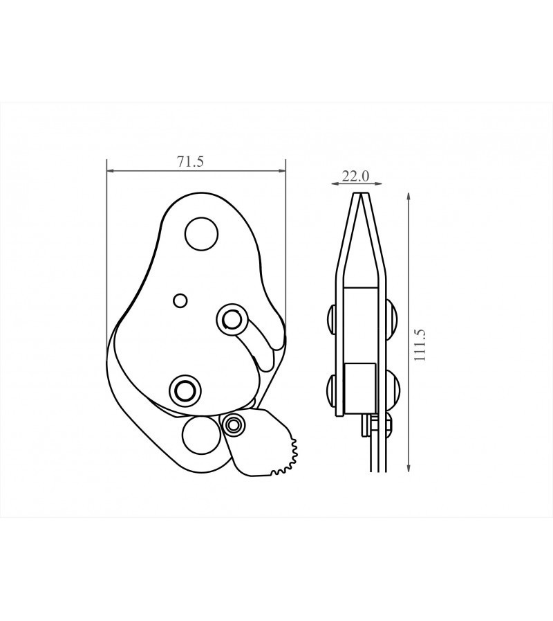 Anticaídas deslizante FA2010300A  de KRATOS SAFETY.