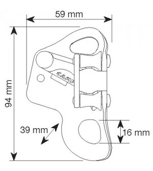 Bloqueador ventral TURBOCHEST de CAMP SAFETY. Bloqueador ventral TURBOCHEST de CAMP SAFETY.