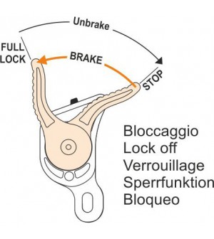 Descensor GIANT BLACK de CAMP SAFETY.