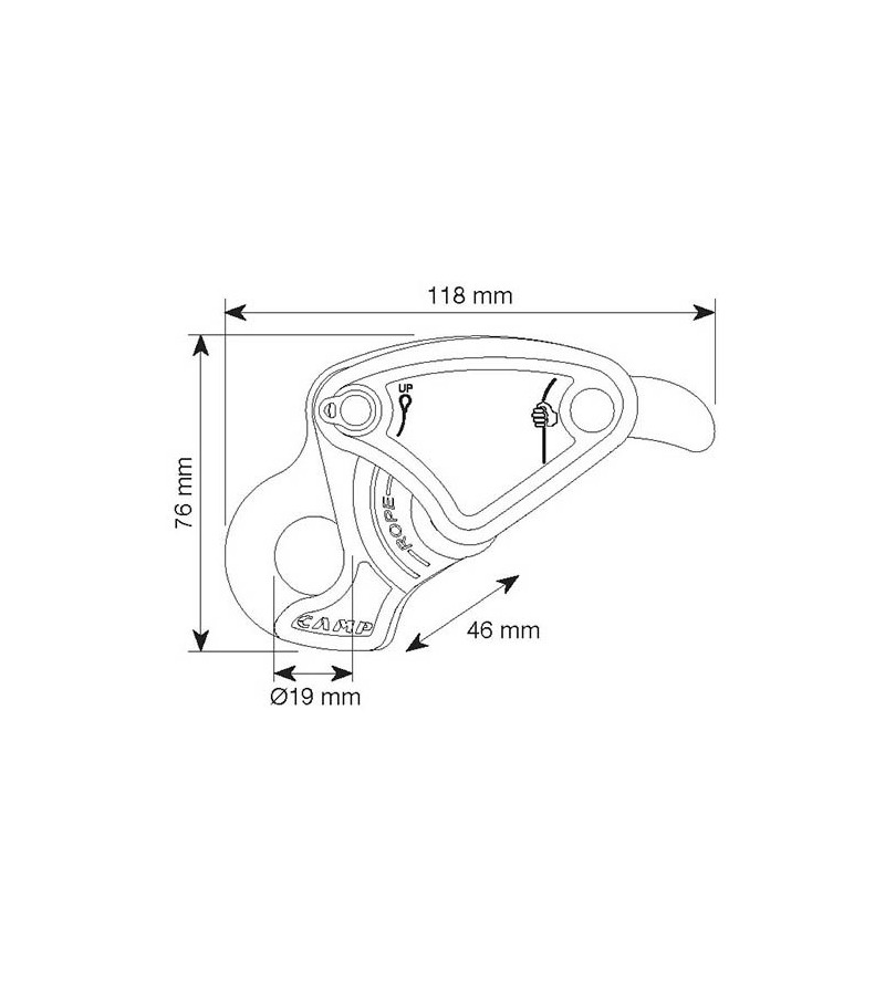 Descensor DRUID de CAMP SAFETY.
