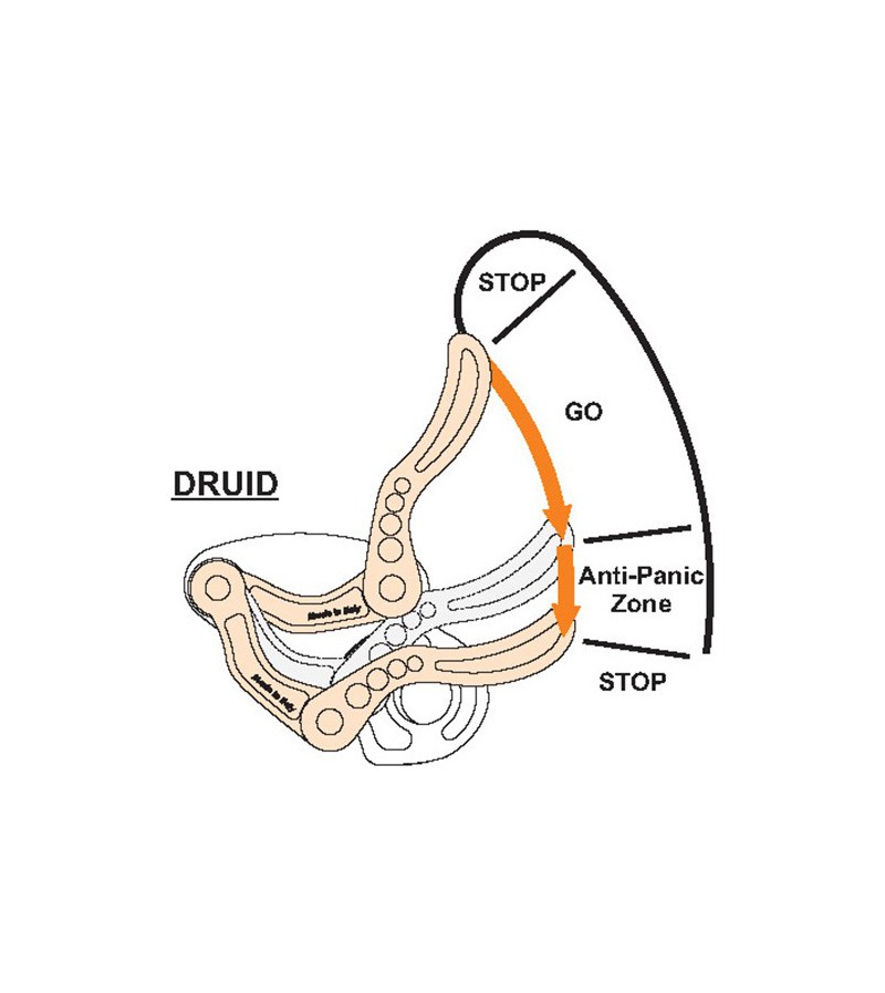 Descensor DRUID BLACK de CAMP SAFETY.
