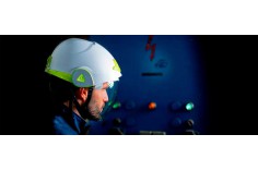 Cascos de seguridad. Cascos Trabajos Verticales. Cascos con pantalla.